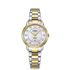 Rotary Ladies Cambridge Watch with Mother of Pearl Dial and Two Tone Bracelet LB05426/07/D