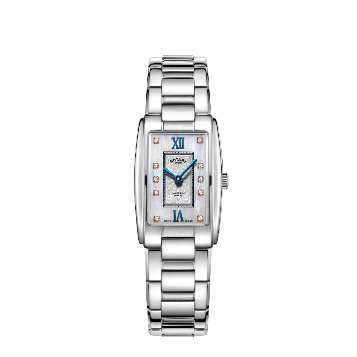 Rotary Ladies Cambridge Watch with Mother of Pearl Dial and Two Tone Bracelet LB05437/07/D
