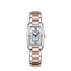 Rotary Ladies Cambridge Watch with Mother of Pearl Dial and Two Tone Bracelet LB05437/07/D