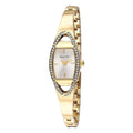Accurist Ladies Gold Plated Stone Set Watch LB1456S