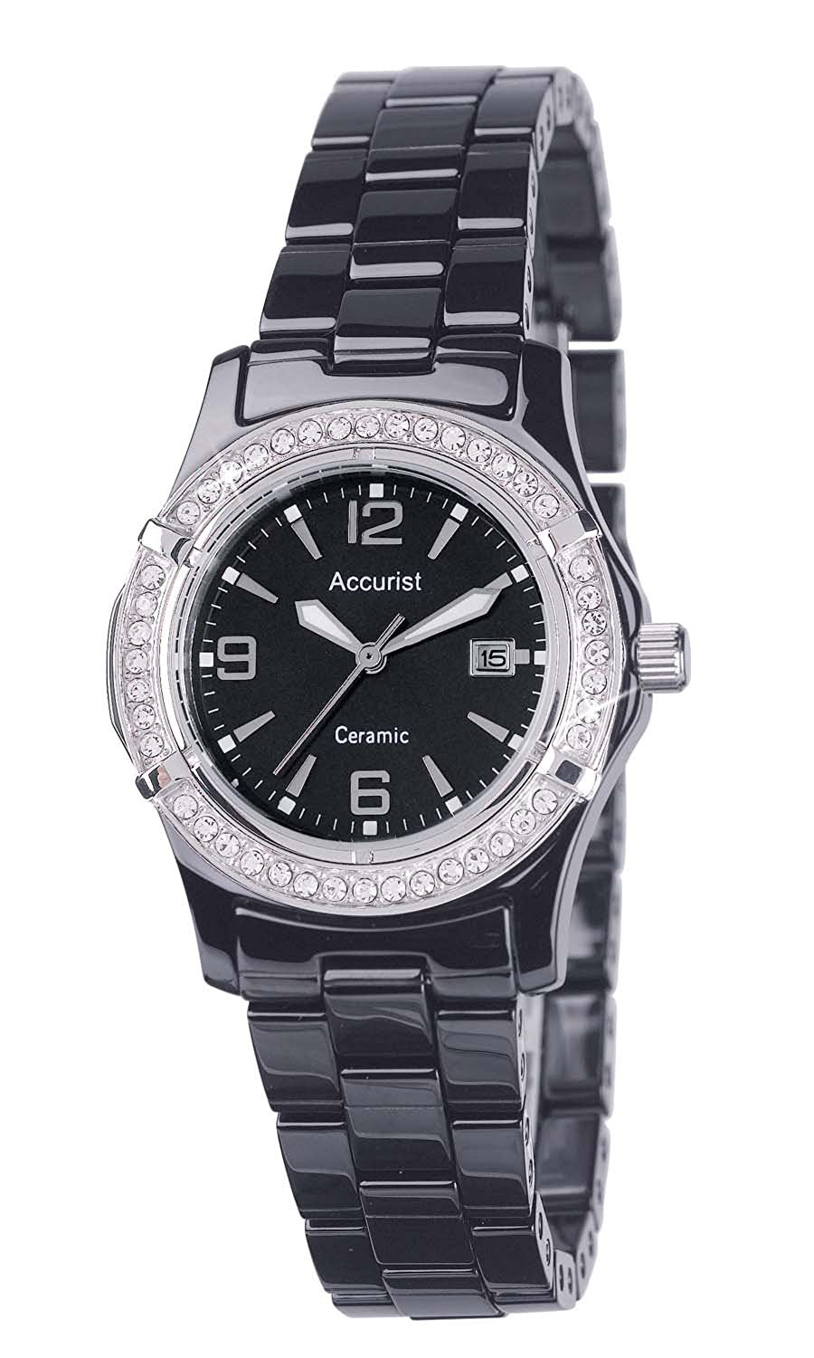 Accurist Women's Watch with Black Dial Display LB 1650.01