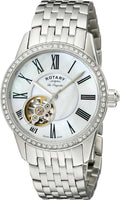 Rotary Ladies Automatic Watch with Silver Dial and Silver Bracelet LB90510/41