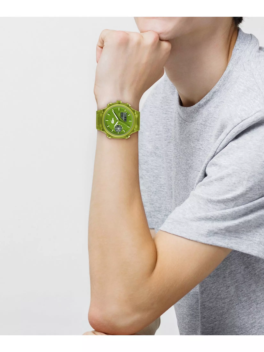 Lacoste LC33 Mens Watch with Green Dial and Green Strap 2011367
