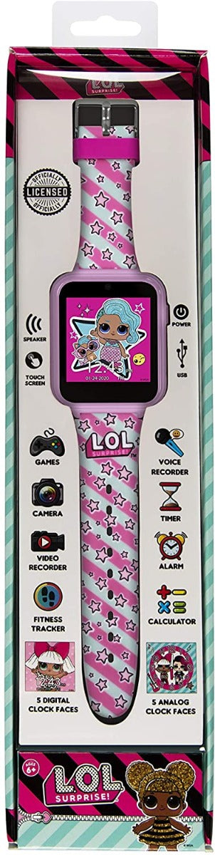 LOL Surpise Kid's Interactive Watch Watch with Pink Silicone Strap LOL4104