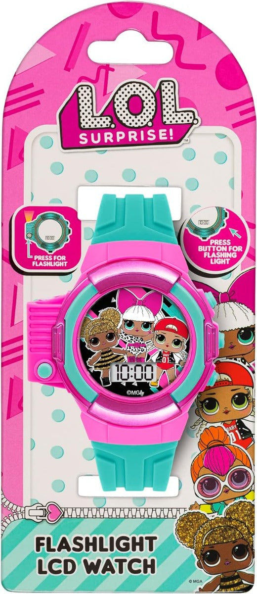 LOL Surprise Girls Digital Watch with Silicone Strap LOL4489