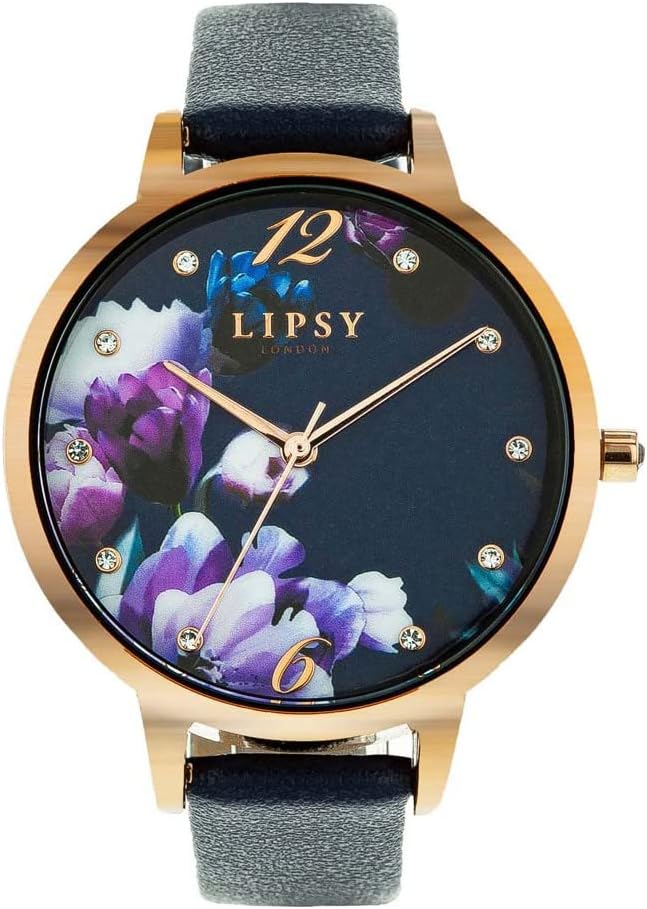 Lipsy Ladies Watch with Blue PU Leather Strap LP863