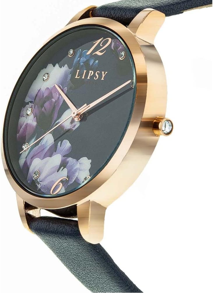 Lipsy Ladies Watch with Blue PU Leather Strap LP863