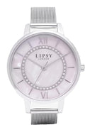 Lipsy Ladies Watch with Mother of Pearl Dial and Milanese Strap LP881