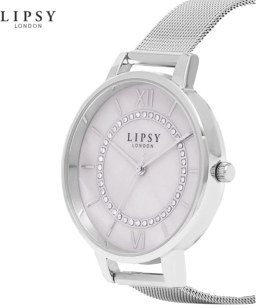 Lipsy Ladies Watch with Mother of Pearl Dial and Milanese Strap LP881