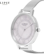 Lipsy Ladies Watch with Mother of Pearl Dial and Milanese Strap LP881