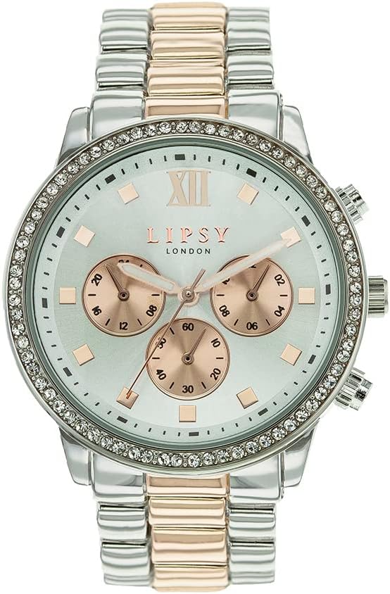 Lipsy Ladies Watch with Rose Gold and Silver Bracelet LP883