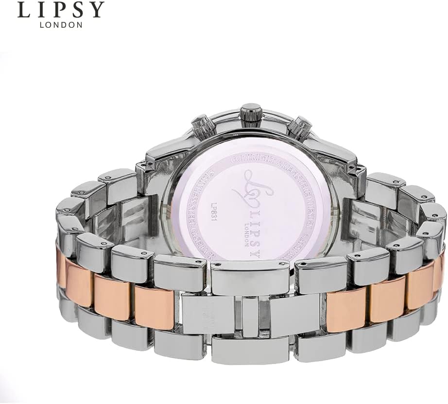 Lipsy Ladies Watch with Rose Gold and Silver Bracelet LP883