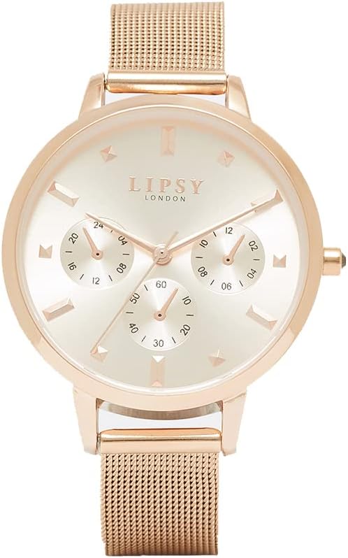 Lipsy Ladies Watch with Rose Gold Milanese Strap LP885