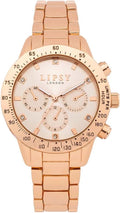 Lipsy Ladies Watch with Rose Gold Dial and Rose Gold Bracelet LP892