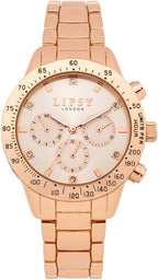 Lipsy Ladies Watch with Rose Gold Dial and Rose Gold Bracelet LP892