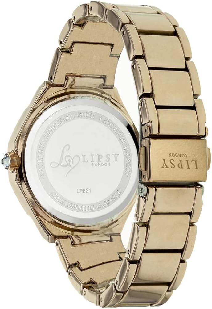 Lipsy Ladies Watch with Champagne Dial and Rose Gold Bracelet LP897