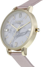 Lipsy Ladies Watch with White Dial and Pink Leather Strap LP904
