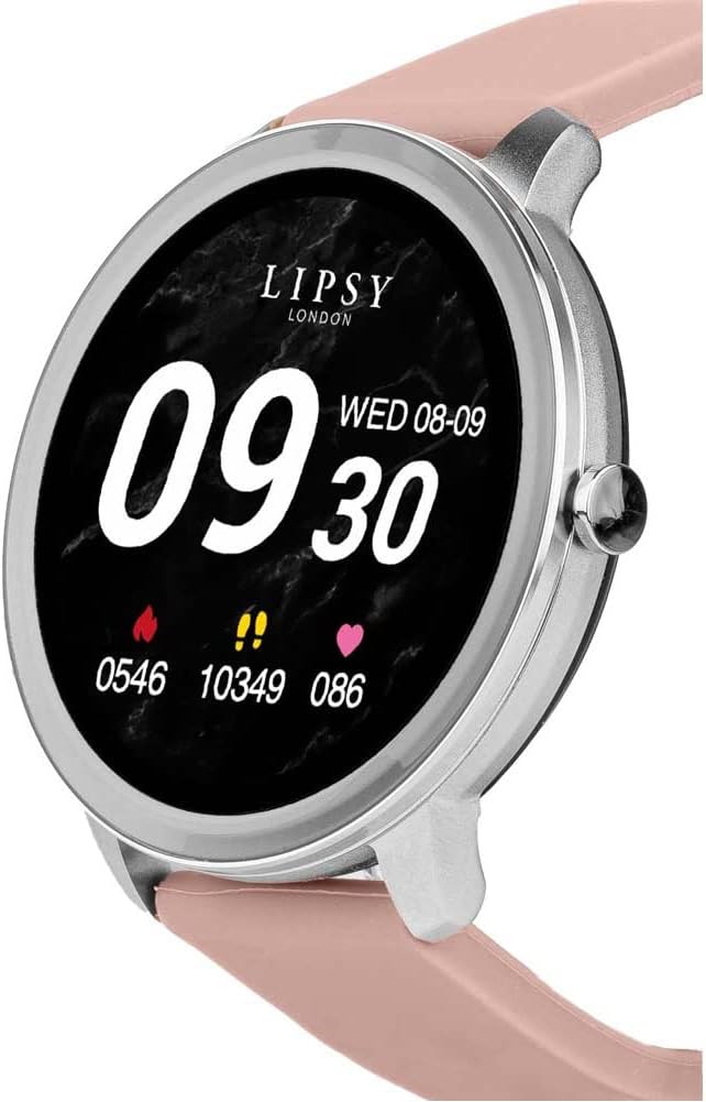 Lipsy Ladies Smartwatch with Pink Silicone Strap LP937