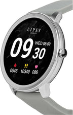 Lipsy Ladies Smartwatch with Silver Silicone Strap LP938