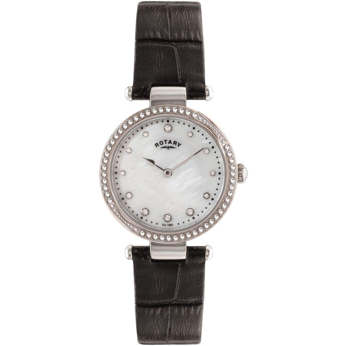 Rotary Womens Classic Watch with Black Leather Strap LS00511/41