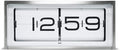 LEFF amsterdam Brick Silver/White Desk or Wall Clock LT15001