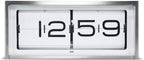 LEFF amsterdam Brick Silver/White Desk or Wall Clock LT15001
