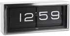 LEFF amsterdam Brick Silver/Black Desk or Wall Clock LT15101