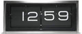 LEFF amsterdam Brick Silver/Black Desk or Wall Clock LT15101