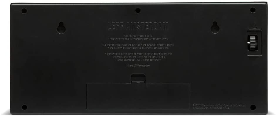 LEFF amsterdam Brick Black/Black Desk or Wall Clock LT15401