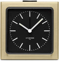 LEFF amsterdam Block Brass/Black Alarm clock LT90301