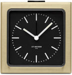 LEFF amsterdam Block Brass/Black Alarm clock LT90301