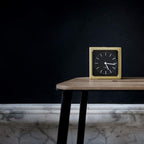 LEFF amsterdam Block Brass/Black Alarm clock LT90301