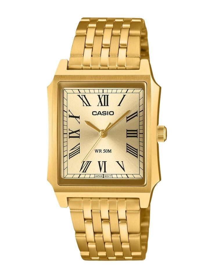 Casio Ladies Watch with Gold Dial and Gold Strap LTP-B190G-9BVER