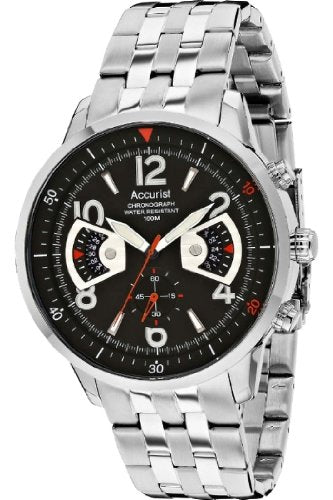 Accurist Men's Stainless Steel Chronograph Watch MB1020B.01