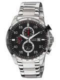 Accurist MB1027B Mens Chronograph Black Steel Bracelet Watch
