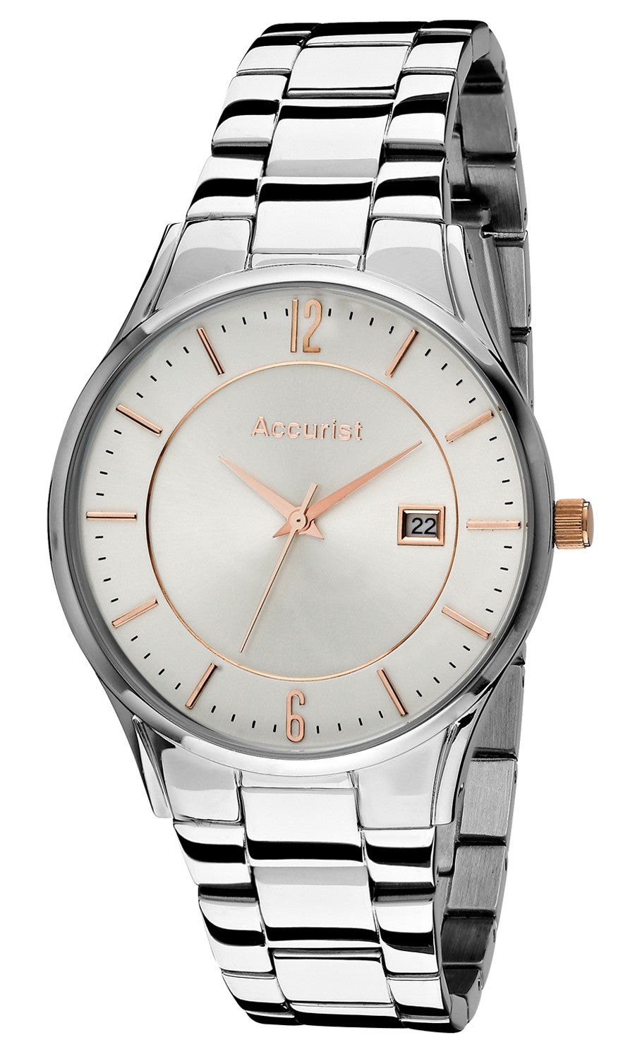Accurist Gents Silver Bracelet MB649SR