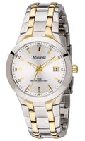 Accurist Men's Quartz Watch Silver Dial Stainless Steel Bracelet MB859S