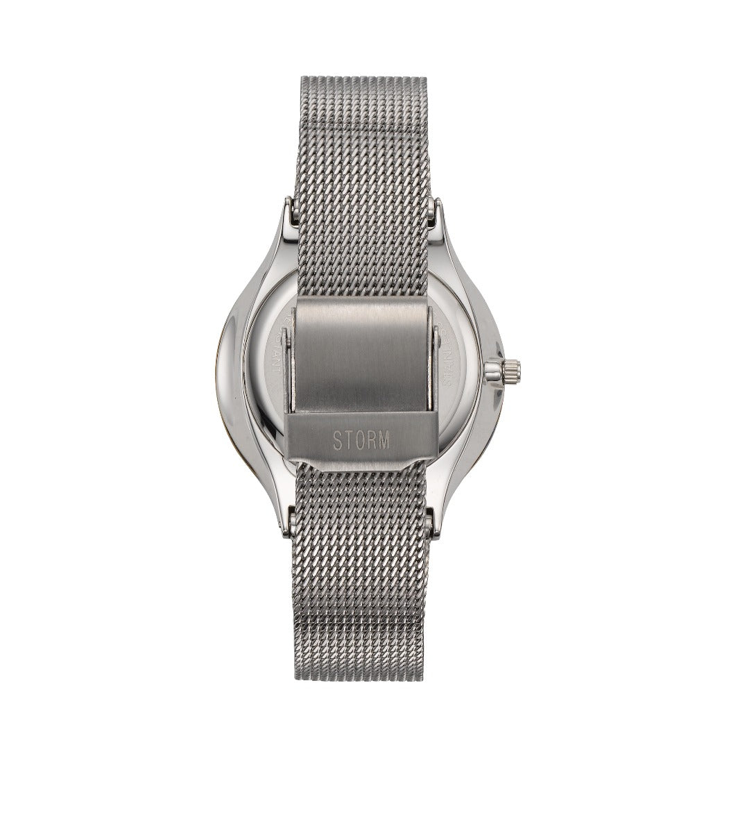 Ladies Storm Mini Sotec Watch with Purple Dial and Silver Milanese Strap 47383/P