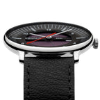 Mondaine Mens Solar Watch with Black Dial and Black Vegan Leather Strap MLE.41921.LBV