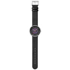 Mondaine Mens Solar Watch with Black Dial and Black Vegan Leather Strap MLE.41921.LBV
