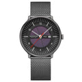 Mondaine Mens Solar Watch with Black Dial and Black Milenese Strap MLE.41921.SM
