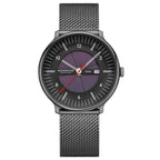 Mondaine Mens Solar Watch with Black Dial and Black Milenese Strap MLE.41921.SM