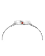 Mondaine Evo 2 Ladies Watch with White Dial and Silver Milanese Strap MSE.26110.SM