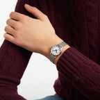 Mondaine Evo 2 Ladies Watch with White Dial and Silver Milanese Strap MSE.26110.SM