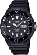 Casio Mens Watch with Black Dial and Black Strap MRW-230H-1E1VEF
