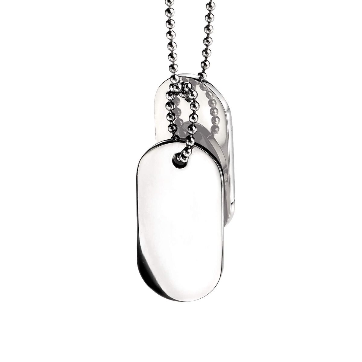 Fred Bennett Double Oval Dog Tag Necklace N2686
