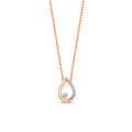 Amlen Ddiemwnt Aur Rhosyn 9ct 0.06CT