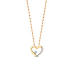 Mwclis Diemwnt Aur Melyn 9ct 0.06CT