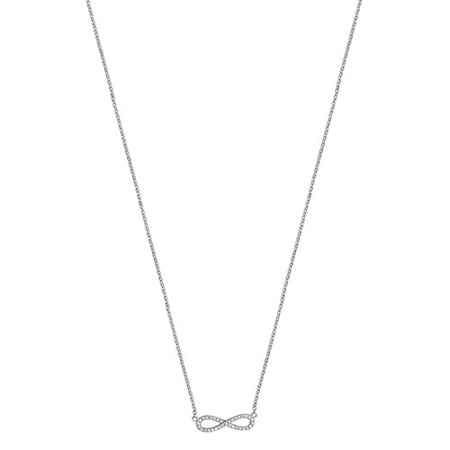Mwclis Diemwnt Aur Gwyn 18ct 0.09CT