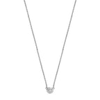 Tlws Diemwnt Aur Gwyn 18ct 0.05CT